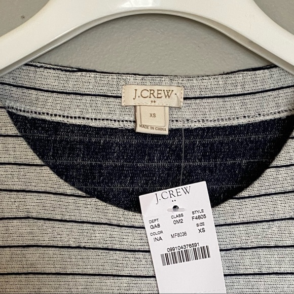 J. Crew Sleeveless Knit Striped Shell Sweater Tank - Picture 5 of 5